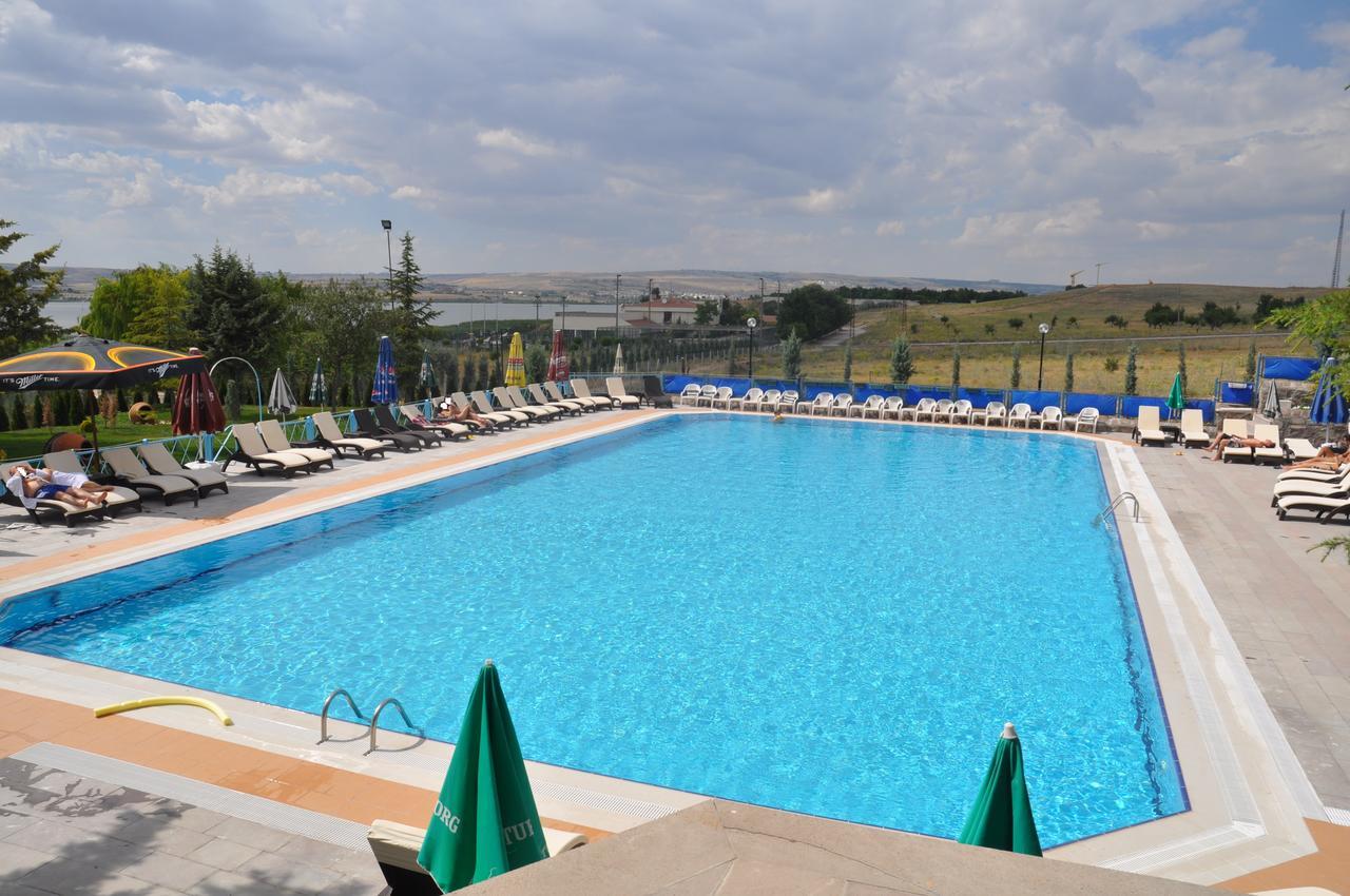Ulasan Hotel Caravan Camping Ankara Bagian luar foto