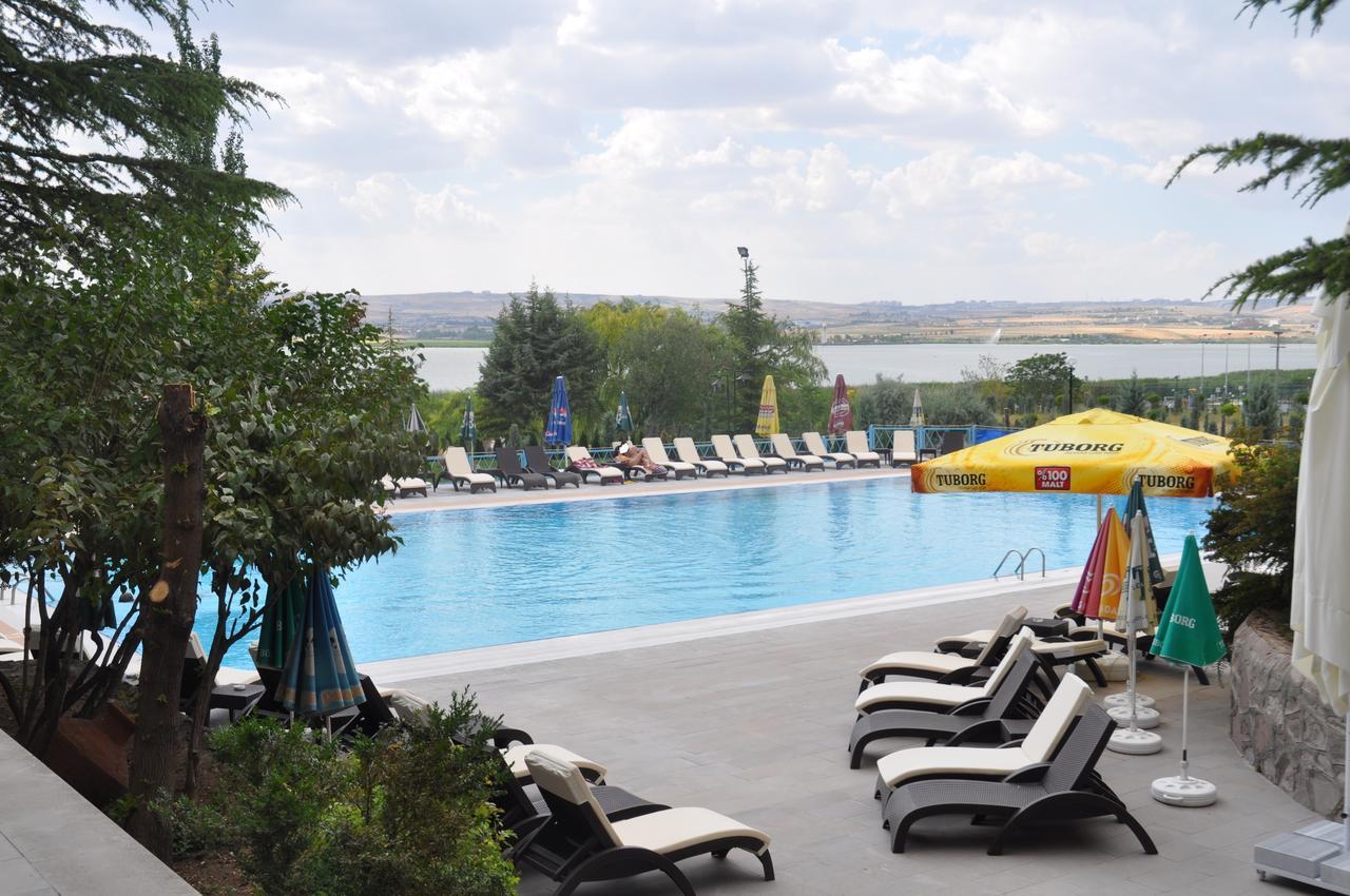 Ulasan Hotel Caravan Camping Ankara Bagian luar foto