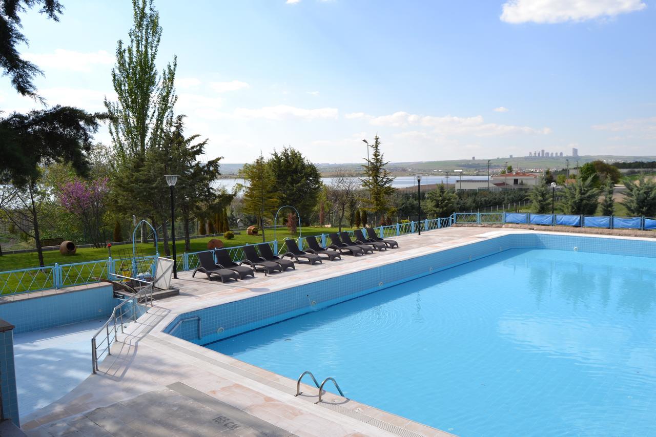 Ulasan Hotel Caravan Camping Ankara Bagian luar foto
