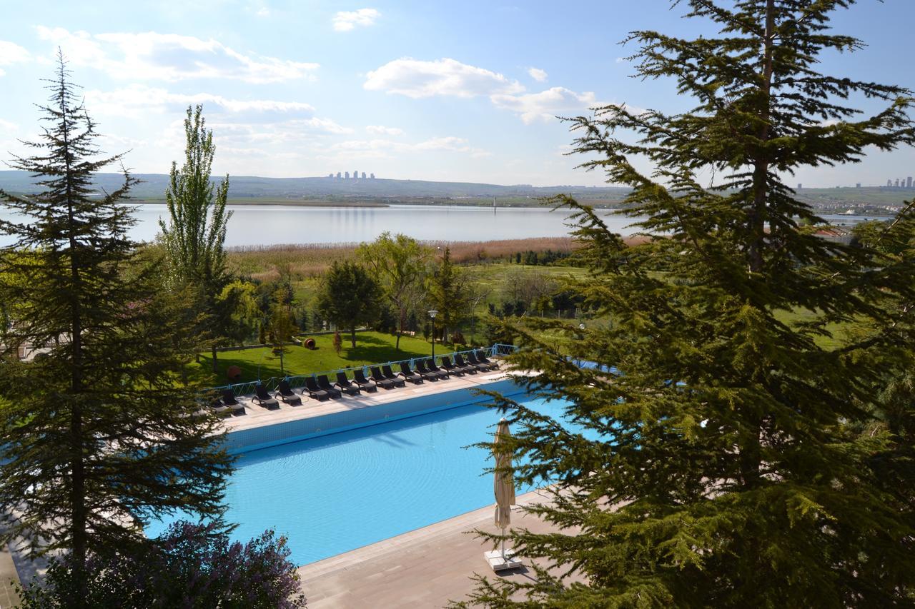 Ulasan Hotel Caravan Camping Ankara Bagian luar foto